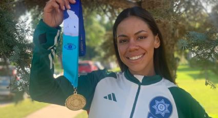 Cynthia, policía de Veracruz gana competencia de fisiculturismo en Canadá