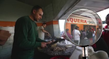 Clientes esperan hasta 2 horas para comer los mejores tacos de tripa a una hora de Pachuca