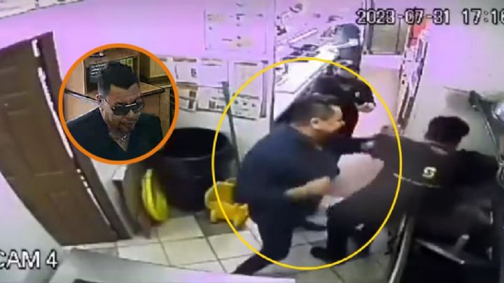 VIDEO | Por pedir que se formara, lo golpea y lo manda al hospital; ya lo buscan