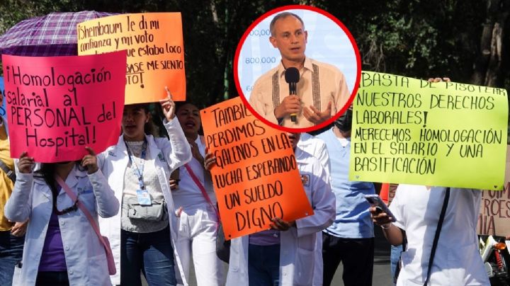 Médicos anuncian protestas y acusan a López-Gatell de liderar "cártel de la Salud"