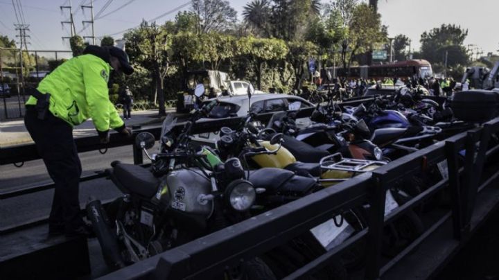 Operativos a motociclistas en CDMX: estas son las infracciones más comunes