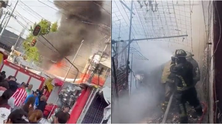 VIDEO: Incendio consume 8 puestos en La Merced