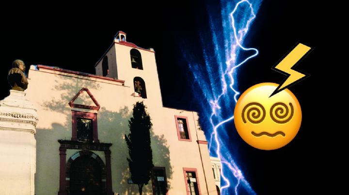 ¡Impactante! Rayo cae en iglesia del Centro Histórico de Pachuca I Video