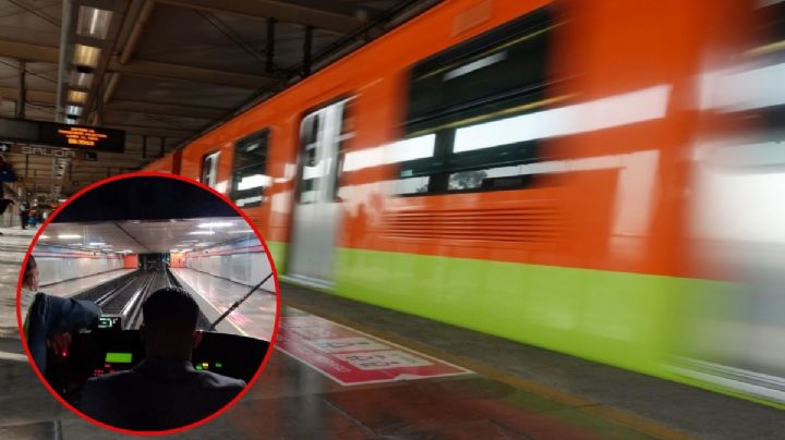 FOTO: Cachan "echando chela" a conductor de la Línea 12 del Metro de la CDMX