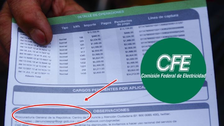 CFE: Este es el REQUISITO clave en tu recibo de luz para EVITAR una multa millonaria