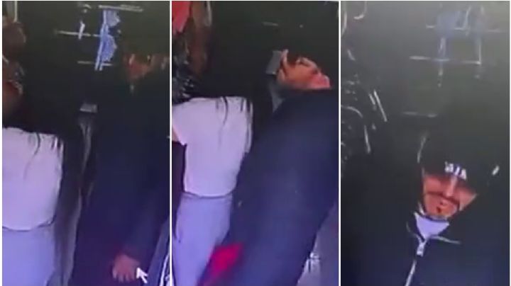 VIDEO: Hombre acosa a mujer mientras finge comprar en una tienda de ropa