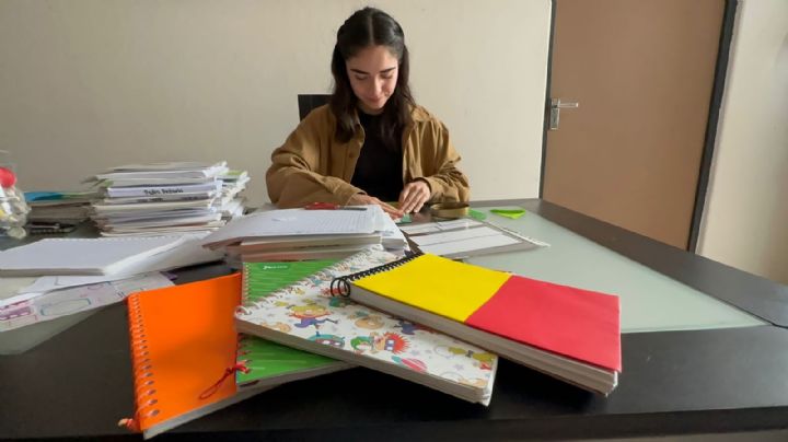 Hospital de libretas: con las "sobras" dan vida a útiles para el regreso a clases