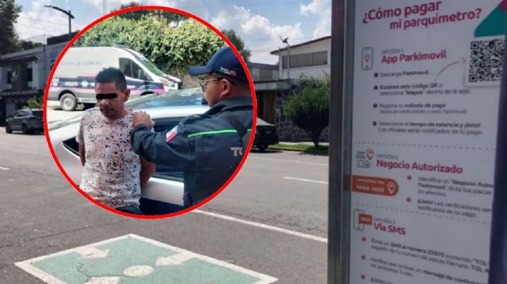 Atropellan a policía de Toluca para evitar multa al no pagar el parquímetro