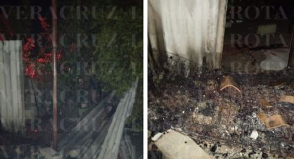 Hombre muere calcinado mientras dormía dentro de su casa en Papantla
