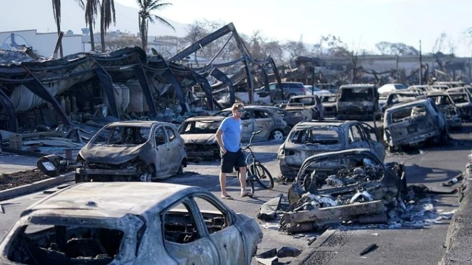 Adriana Cárdenas habló en el programa de noticias de Sergio y Lupita en El Heraldo radio, donde narró la dramática situación que se vive en Hawái por los incendios devastadores