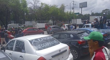 Autodefensas del Transporte realizan operativo en Cuautitlán Izcalli al lado de la México Querétaro