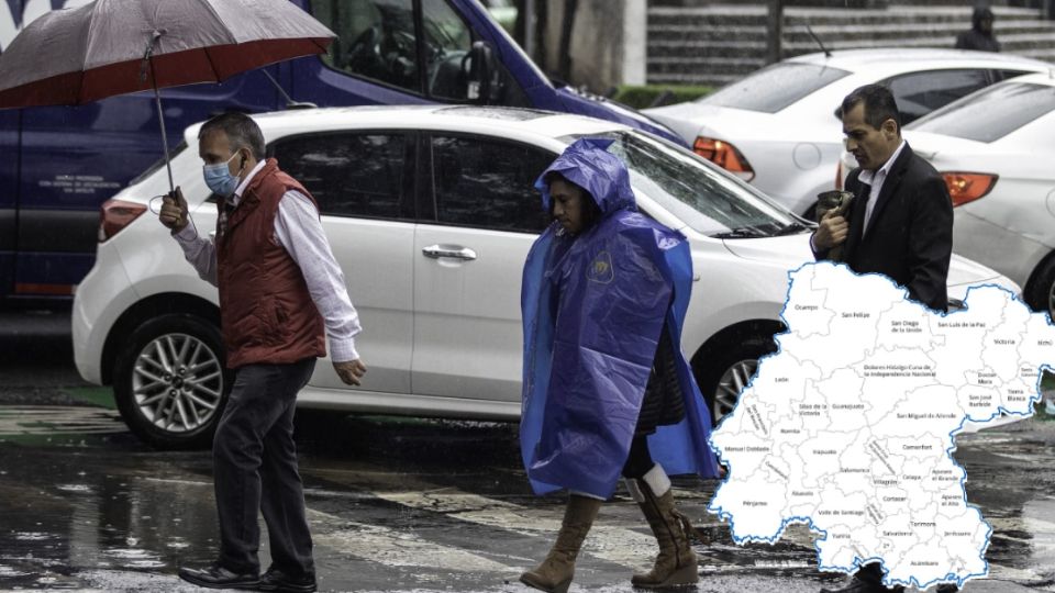 Se pronostican lluvias en casi todos los municipios de Guanajuato.
