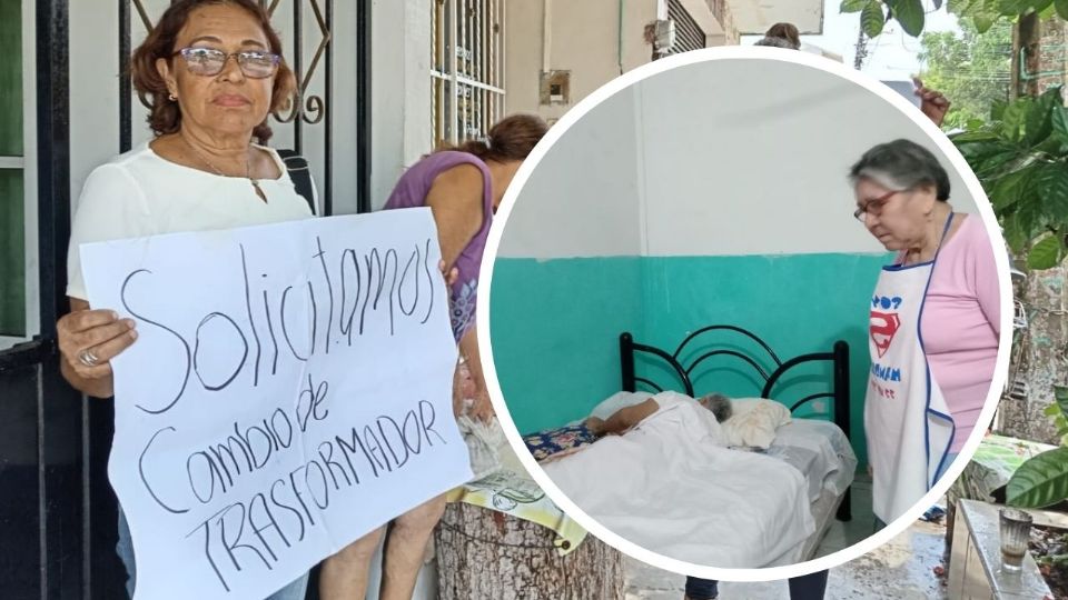 Vecinos de la Pocitos y Rivera protestaron en las oficinas de la CFE.