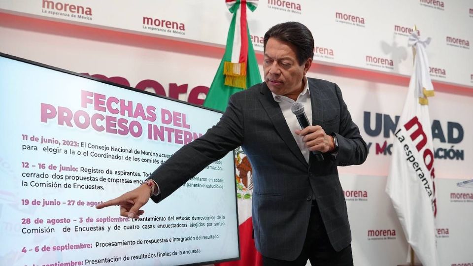 Mario Delgado, líder de Morena