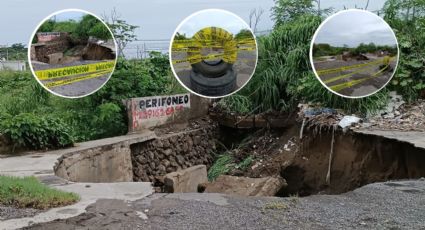 VIDEO: Así es el socavón que se formó en Río Medio 3 por las lluvias