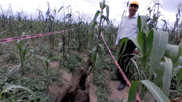 “Es lógico que la tierra quede volando”; surge nueva grieta en Cocotitlán