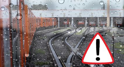 METRO CDMX: Lluvias provocan retrasos en seis líneas esta mañana