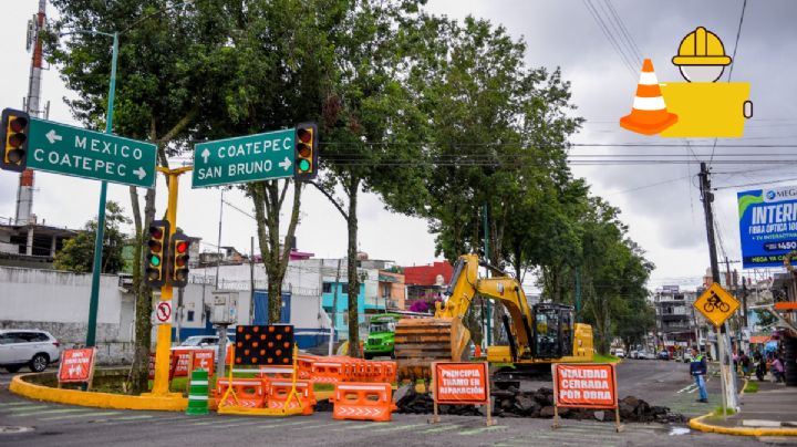 En Xalapa, inicia obra en tramo de Ruíz Cortínez y cambian sentidos en un carril