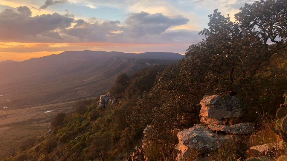 Un atardecer en Sierra de Lobos al norte de la ciudad de León