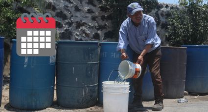 99 colonias de Xalapa tendrán servicio de agua solo 8 días en Octubre. Mira cuáles