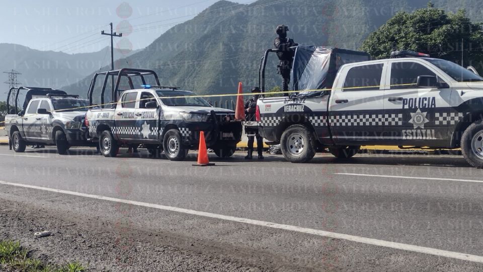 Dejan restos humanos en autopista de Veracruz