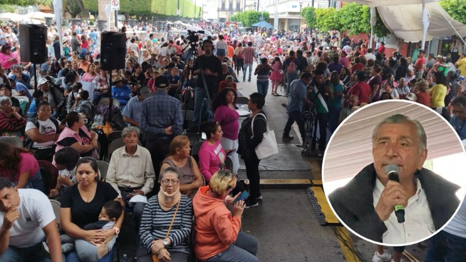 Adán Augusto López Hernández convivió con simpatizantes de Morena.
