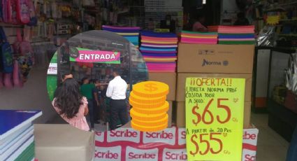 Entre 400 y 1,000 pesos gastan en Xalapa por lista de útiles escolares