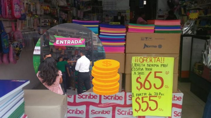 Entre 400 y 1,000 pesos gastan en Xalapa por lista de útiles escolares