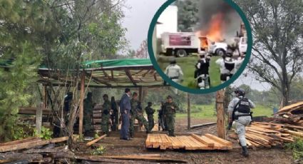 VIDEO | Talamontes incendian Topilejo, tras operativo contra aserraderos clandestinos