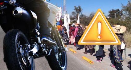 Atropella motociclista a peregrinos que iban a Feria de Tulancingo, hay menores lesionados