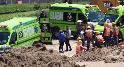 VIDEO | Se derrumba obra en la autopista Toluca-Valle de Bravo: hay 3 muertos y 2 heridos