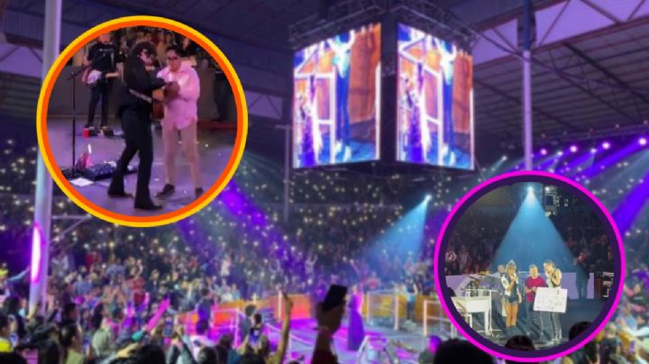 Artistas del palenque de Tulancingo cumplen sueños a fans y los suben a escenario