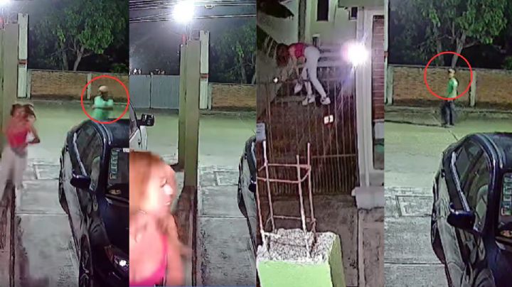 VIDEO: Joven es perseguida por acosador en Poza Rica; se resguardó en departamentos