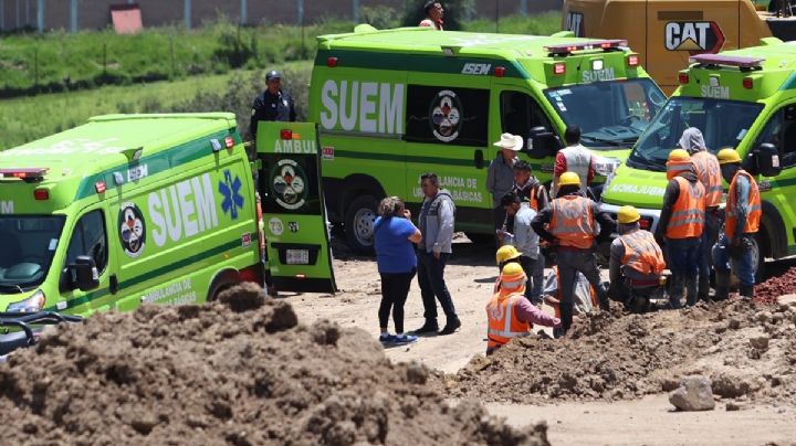 VIDEO | Se derrumba obra en la autopista Toluca-Valle de Bravo: hay 3 muertos y 2 heridos