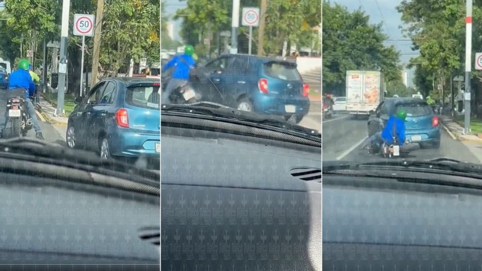 El video generó polémica debido a que se observa a un motociclista y a un conductor de automóvil que discuten sobre la avenida Vallarta, en Guadalajara; sin embargo, el primero obstruye el paso del segundo para no dejarlo avanzar