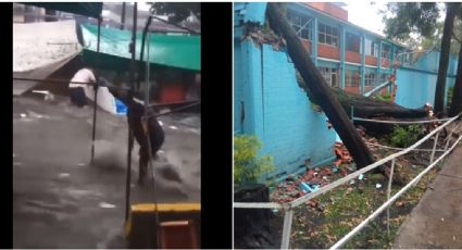 VIDEO: Inundaciones, árboles caídos y apagones, el saldo de las lluvias en la CDMX