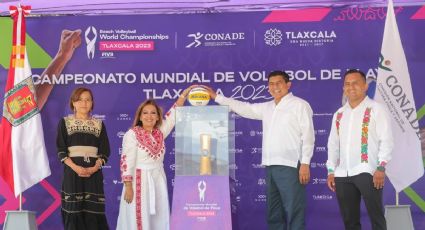 Oaxaca y Tlaxcala estrechan lazos deportivos con el Campeonato Mundial de Voleibol de Playa