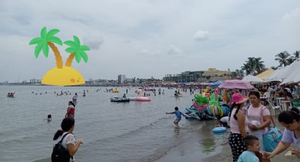 Así se vive el último fin de semana de vacaciones en el puerto de Veracruz