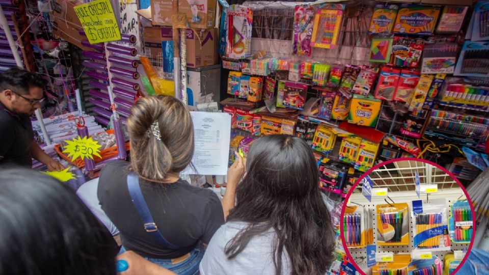 Los padres de familia recorren tiendas para encontrar las opciones más baratas.