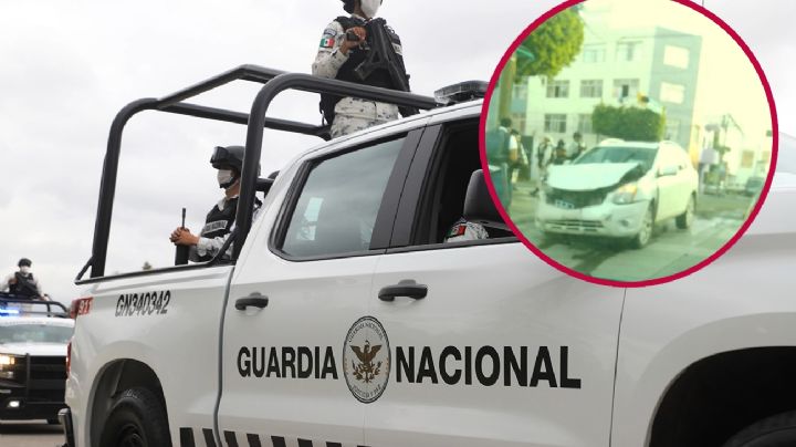 Va en sentido contrario y choca con patrulla