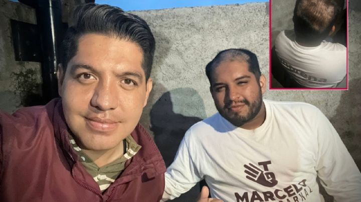 Seguidores de Sheinbaum trasquilan a brigadista de Ebrard