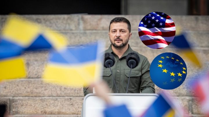 Los apoyos de Estados Unidos y la Unión Europea a Ucrania