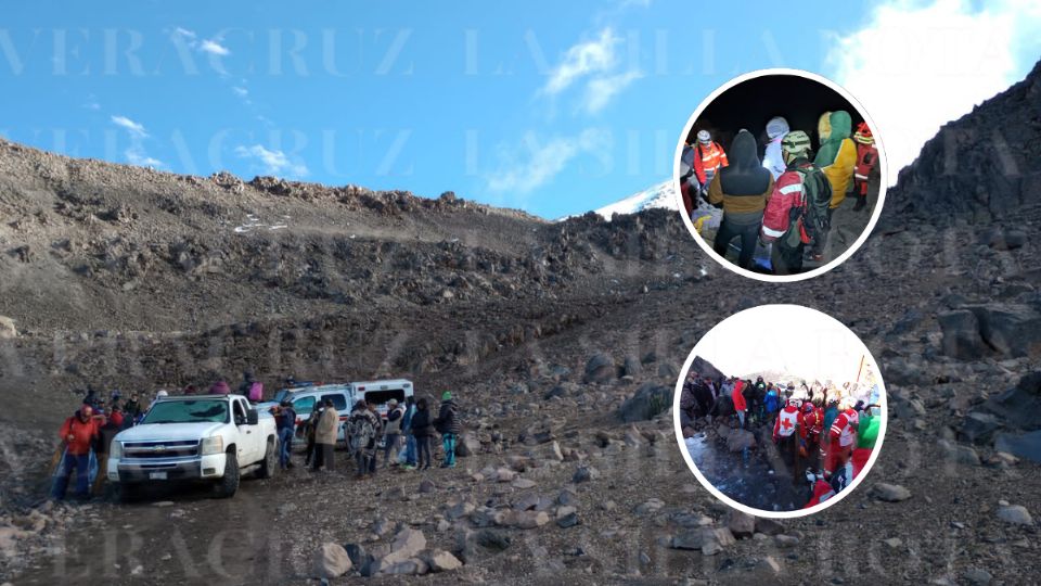 Alpinistas muertos en el Pico de Orizaba, de Veracruz y Puebla