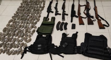 Guardia Nacional halla drogas y armas en Lagos de Moreno