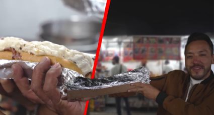 Los hot-dogs de medio metro de largo y baratos, cerca de Pachuca