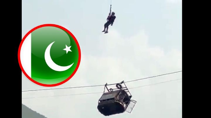 VIDEO | Así va el rescate de niños atrapados en teleférico de Pakistán