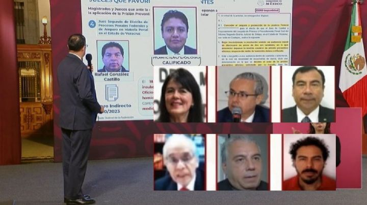 Mañanera AMLO: Exponen a 8 jueces y magistrados de Veracruz por "favorecer delincuentes"