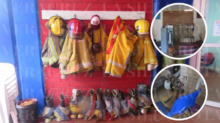 En el Día del Bombero, evidencian estado de instalaciones en base de Coatzacoalcos