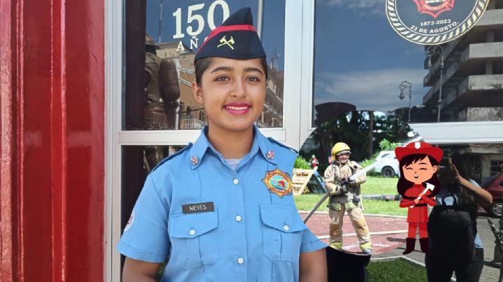 Yesenia: joven a prueba de fuego que pone en alto a Bomberos de Veracruz
