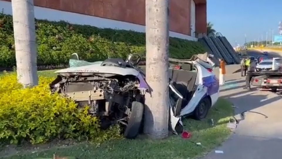 A pesar de los aparatoso del accidente, el tránsito en la autopista México-Cuernavaca no se vio afectado